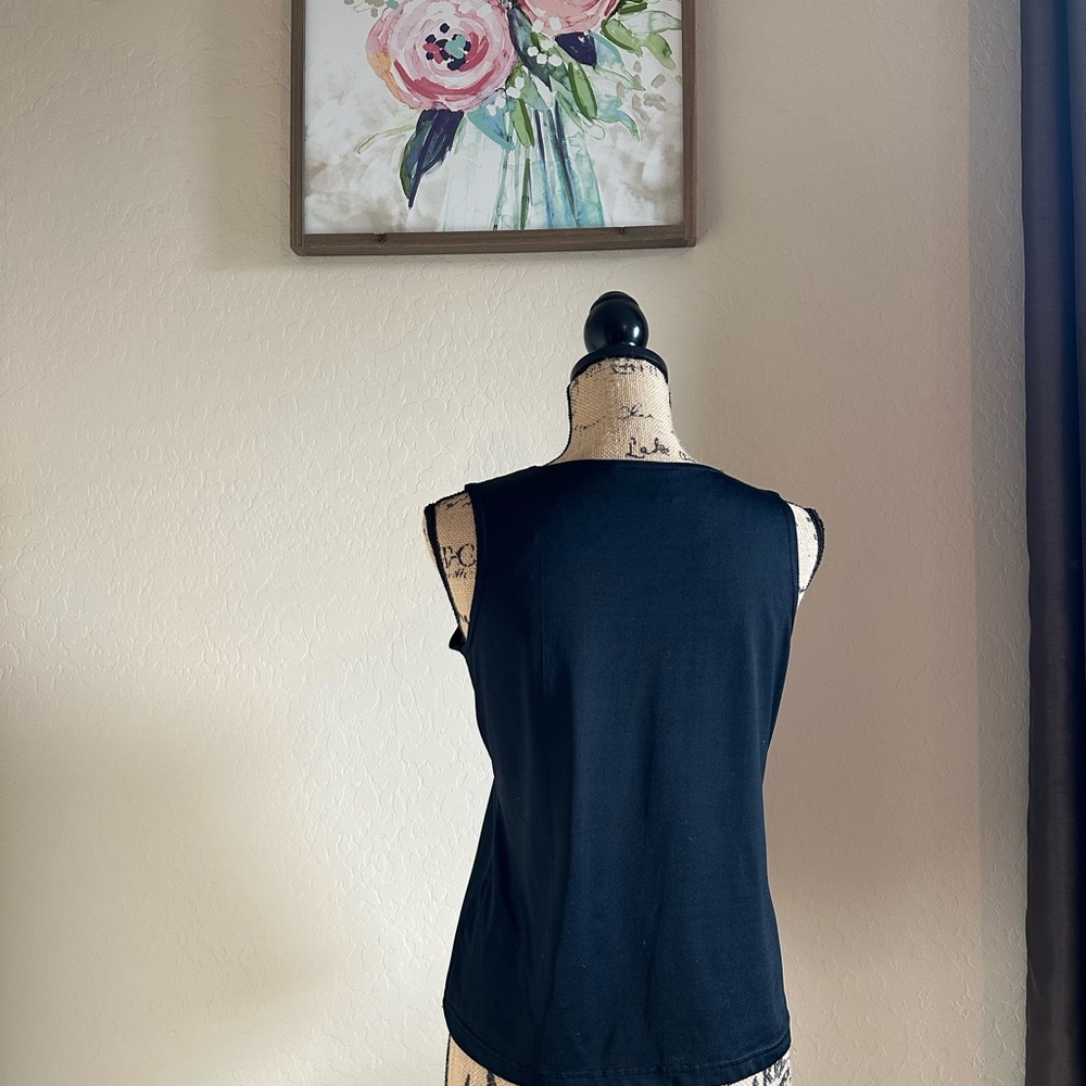 Black Silky Tank - Medium - Picture 3 of 5